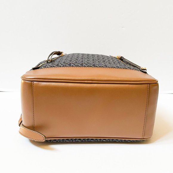 Michael Kors Brooklyn Medium Backpack MK Signature Denim Multi - Picture 6 of 10